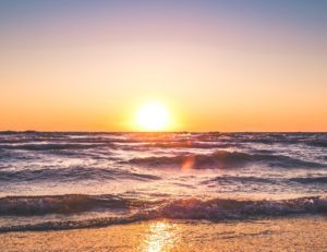 Sunrise on the beach - supplements for depression and anxiety.